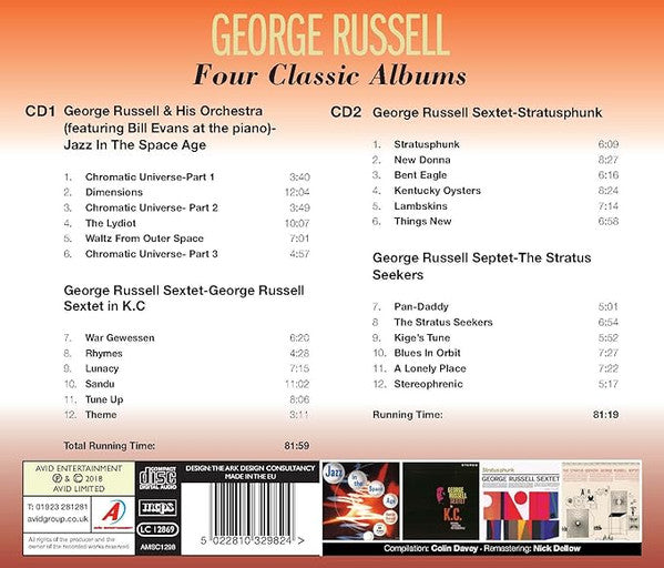George Russell : Four Classic Albums (2xCD, Comp, RM)