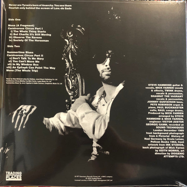Mick Farren : Mona (The Carnivorous Circus) (LP, Album, RE)