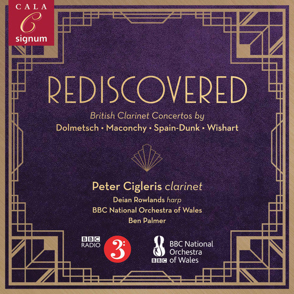 Peter Cigleris, Deian Rowlands, BBC National Orchestra Of Wales, Ben Palmer (7) : Rediscovered (CD, Album)