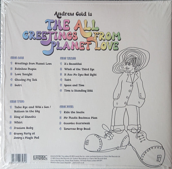 The Fraternal Order Of The All : Greetings From Planet Love (2x10", Album, Ltd, RE, RM, Gat)