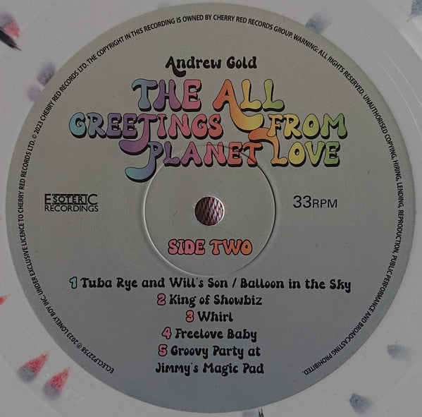The Fraternal Order Of The All : Greetings From Planet Love (2x10", Album, Ltd, RE, RM, Gat)
