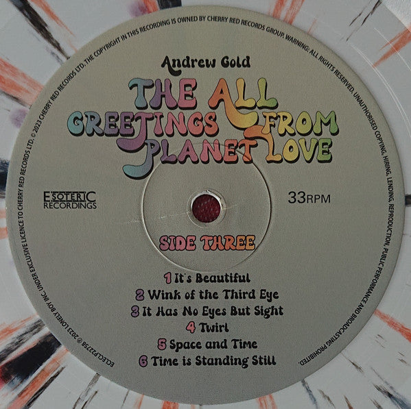 The Fraternal Order Of The All : Greetings From Planet Love (2x10", Album, Ltd, RE, RM, Gat)