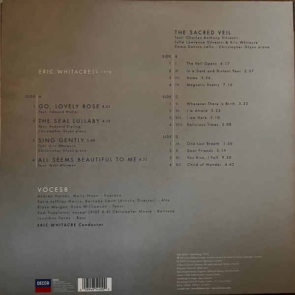 Voces8, Eric Whitacre : Home (2xLP, Album)