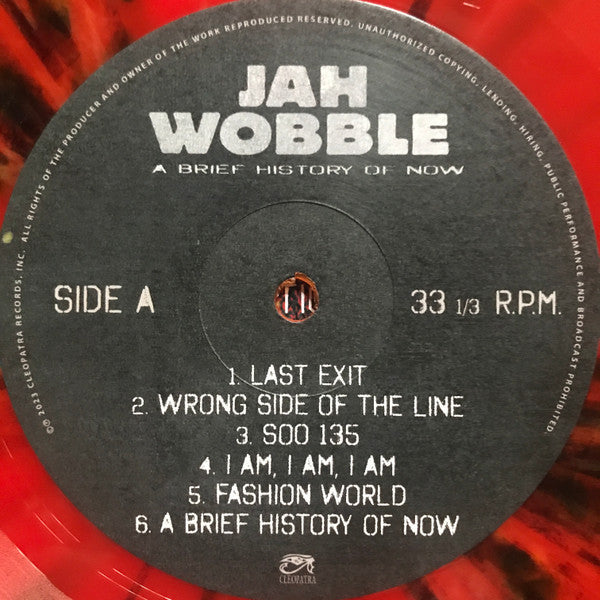 Jah Wobble : A Brief History Of Now (LP, Album, Ltd, Red)