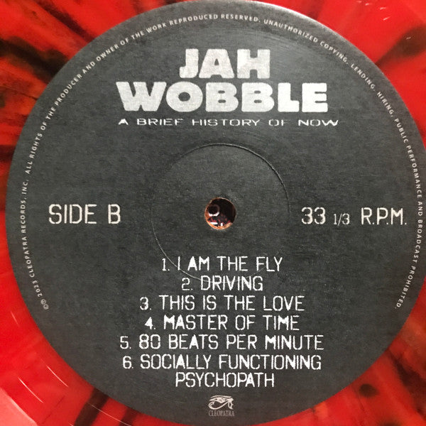 Jah Wobble : A Brief History Of Now (LP, Album, Ltd, Red)