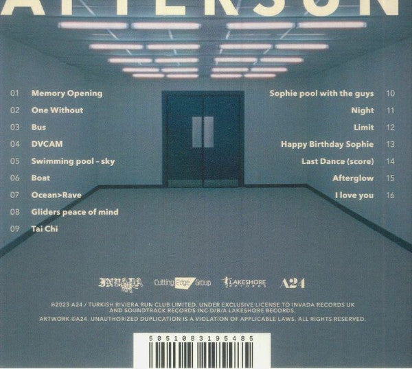 Oliver Coates : Aftersun (Original Motion Picture Soundtrack) (CD, dig)