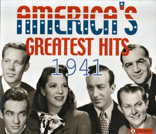 Various : America's Greatest Hits 1941 (4xCD, Comp, Mono, RM)