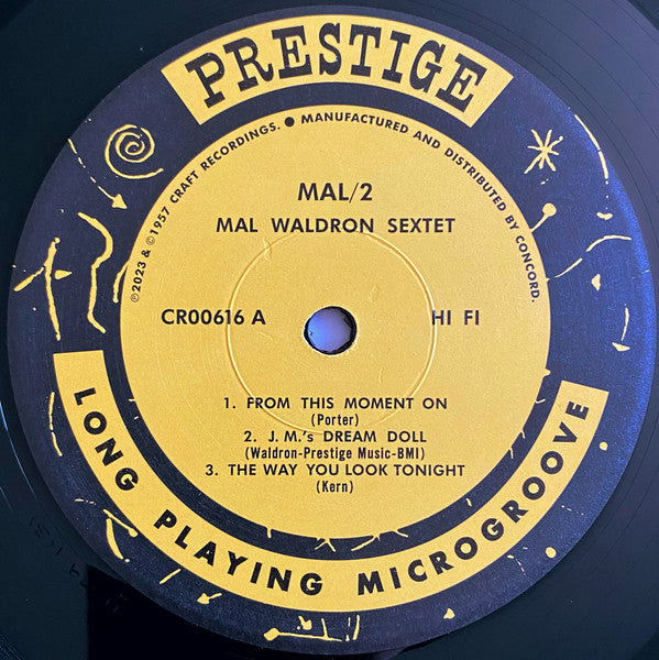 Mal Waldron With Jackie McLean, John Coltrane, Idrees Sulieman, Sahib Shihab And Bill Hardman : Mal/2 (LP, Album, Mono, RE, 180)