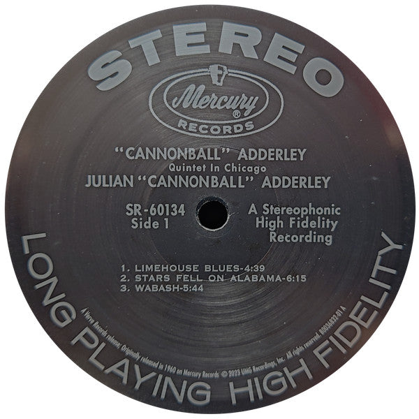 The Cannonball Adderley Quintet : Cannonball Adderley Quintet In Chicago (LP, Album, RE, 180)