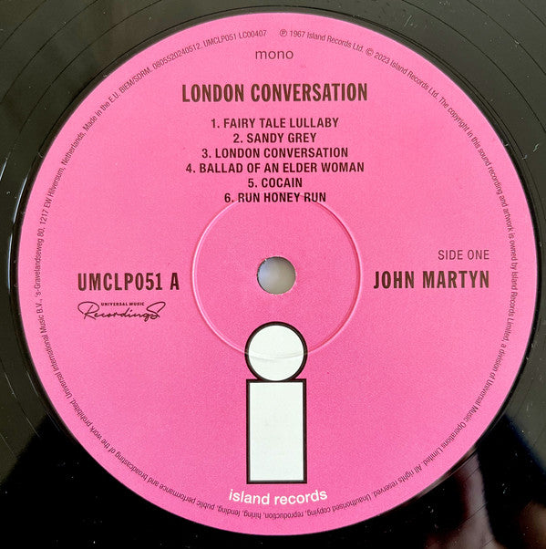 John Martyn : London Conversation (LP, Album, Mono, RE)