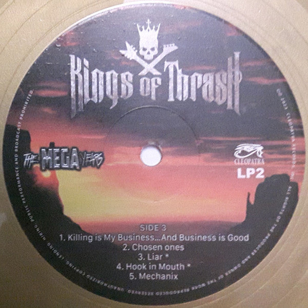 Kings Of Thrash : Best Of The West...The Mega Years–Live At The Whisky A Go Go (2xLP, Album, Ltd, Gol)