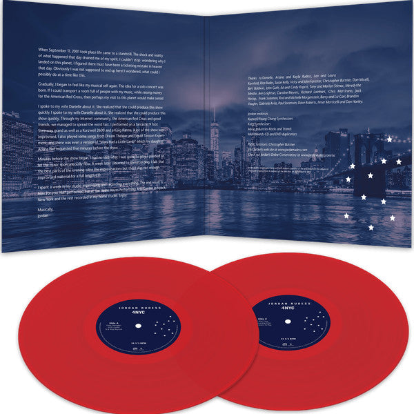 Jordan Rudess : 4NYC (2xLP, Album, Ltd, Red)