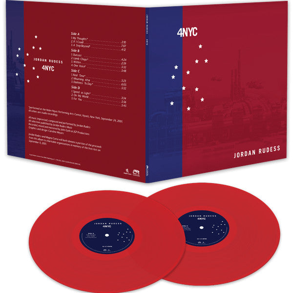 Jordan Rudess : 4NYC (2xLP, Album, Ltd, Red)