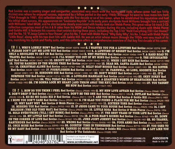 Red Sovine : The Red Sovine Collection 1949-59 (2xCDr, Comp)