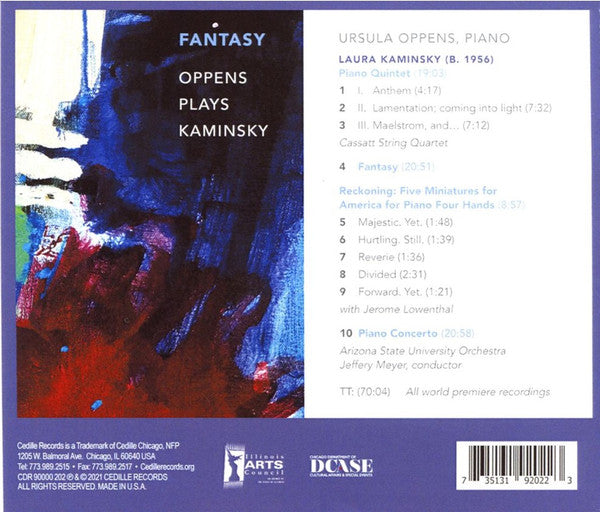 Ursula Oppens, Laura Kaminsky : Oppens Plays Kaminsky (CD, Album)