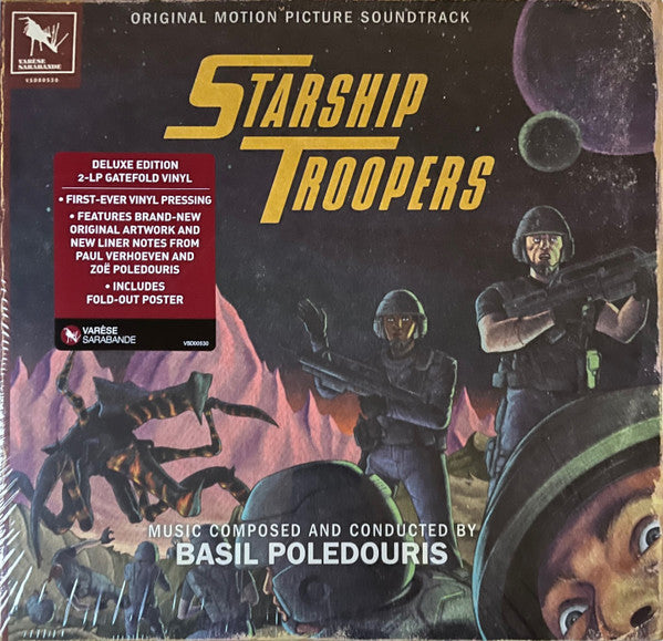 Basil Poledouris : Starship Troopers (Original Motion Picture Soundtrack) (2xLP, Dlx, Gat)