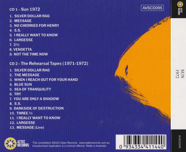 Sun (58) : Sun 1972 (2xCD, Album, Dlx, RE, RM)