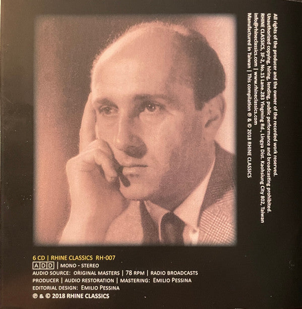 Pietro Scarpini - Ferruccio Busoni & Franz Liszt : Discovered Tapes (6xCD, Comp, Mono, RM + Box, Comp)