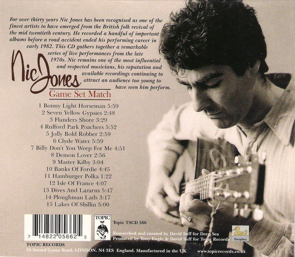 Nic Jones : Game Set Match (CD, Comp)