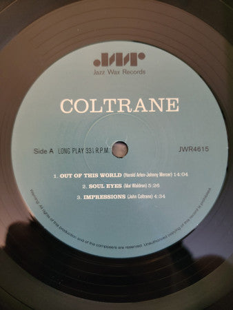 The John Coltrane Quartet : Coltrane (LP, Album, Ltd, RE, 180)