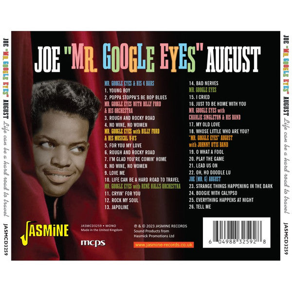Joe August : Life Can Be A Hard Road To Travel - Blues And Jumpin’ R&B - 1949-1961 (CD, Comp, Mono)