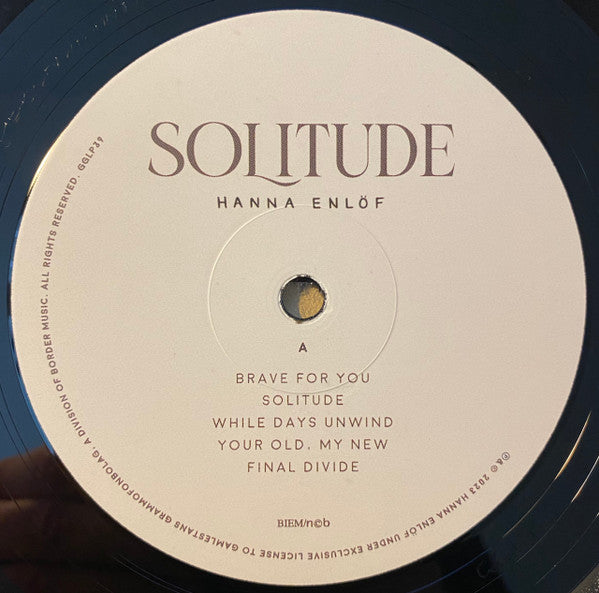 Hanna Enlöf : Solitude (LP, Album)