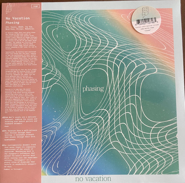 No Vacation : Phasing (12", S/Sided, EP, Ltd, RP, Lig)