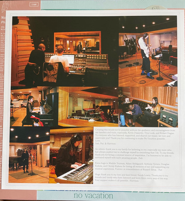No Vacation : Phasing (12", S/Sided, EP, Ltd, RP, Lig)