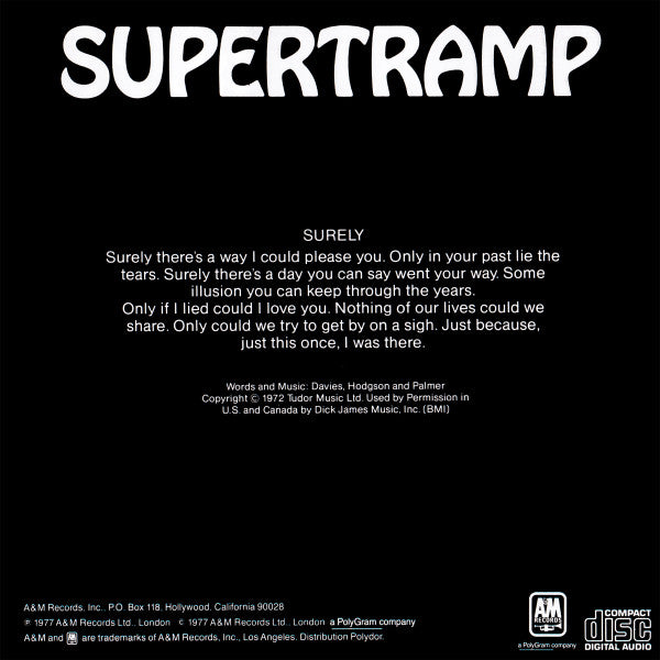 Supertramp : Supertramp (CD, Album, RE, RM, Uni)