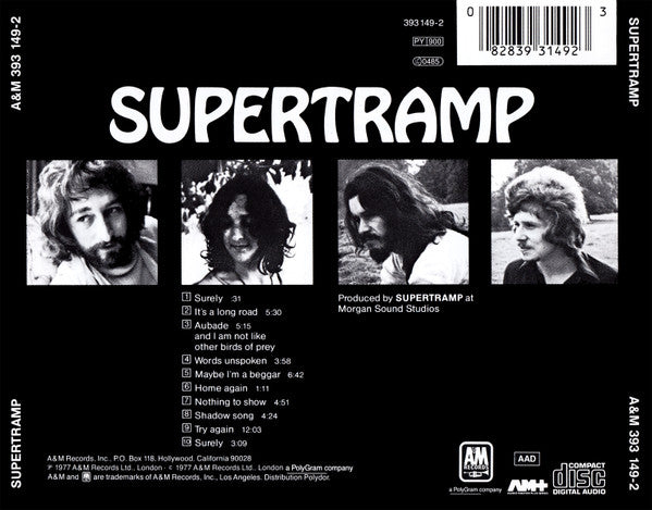 Supertramp : Supertramp (CD, Album, RE, RM, Uni)