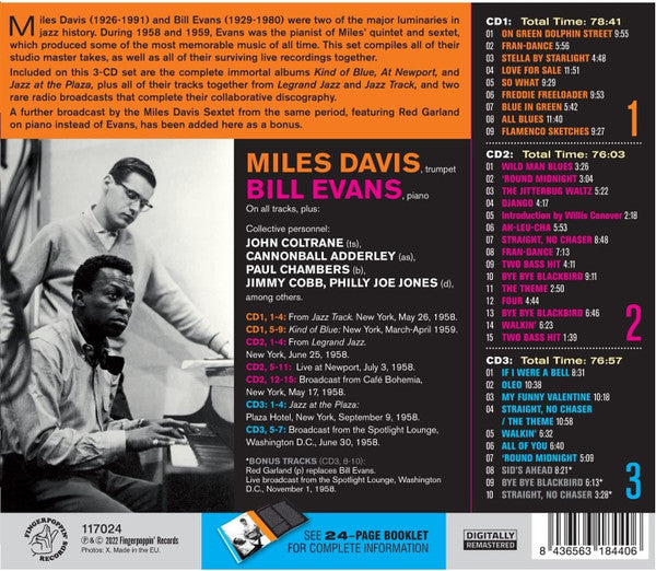 Miles Davis & Bill Evans : Complete Studio & Live Masters (3xCD, Comp, RE, RM)