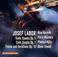 Josef Labor, Nina Karmon, Floris Mijnders, Přemysl Vojta, Oliver Triendl : Violin Sonata Op. 5; Cello Sonata Op. 7; Theme And Variations Op. 10 (CD, Album)
