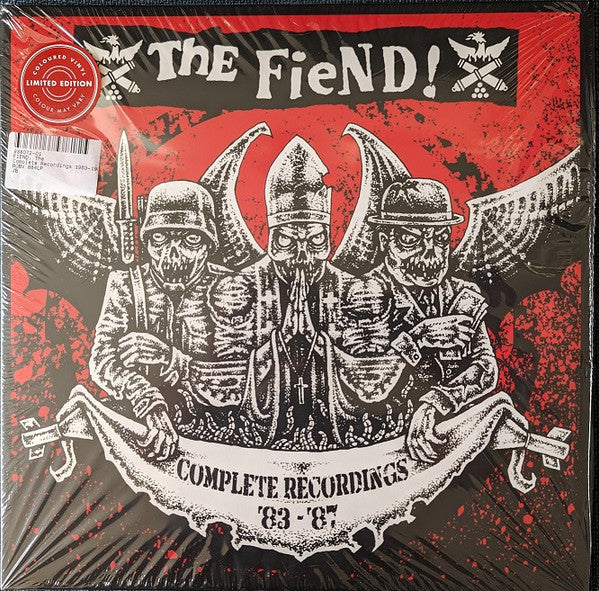 The Fiend : Complete Recordings 83-87 (2xLP, Comp, Ltd, Red)