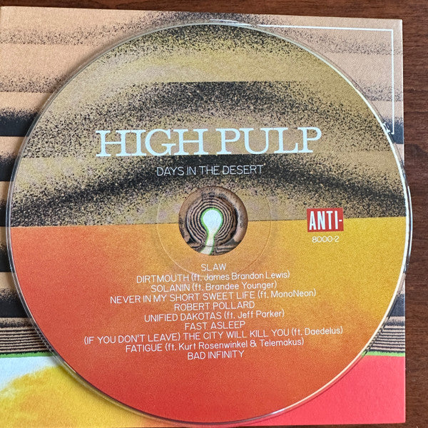 High Pulp : Days In The Desert (CD, Album)