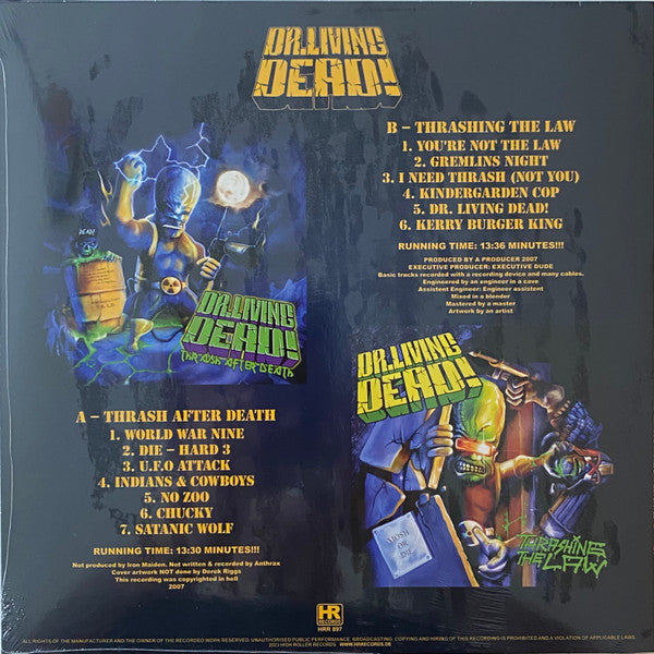 Dr. Living Dead! : Demos After Death - Back From The Dead... (LP, Comp, Blu + CD, Comp + Ltd)