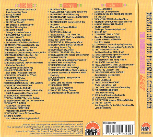 Various : March Of The Flower Children (The American Sounds Of 1967) (3xCD, Comp + Box)
