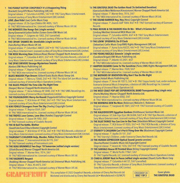 Various : March Of The Flower Children (The American Sounds Of 1967) (3xCD, Comp + Box)