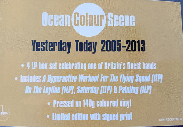 Ocean Colour Scene : Yesterday Today 2005-2013 (LP, Album, RE, Pur + LP, Album, RE, Sil + LP, Albu)
