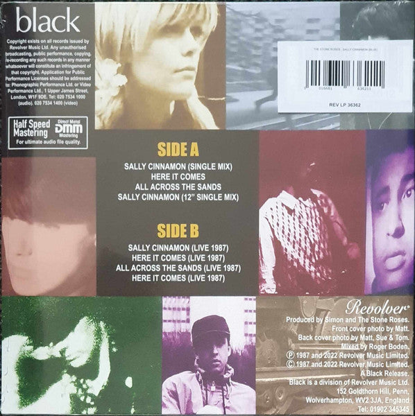 The Stone Roses : Sally Cinnamon (12", RE, RM, S/Edition, Blu)