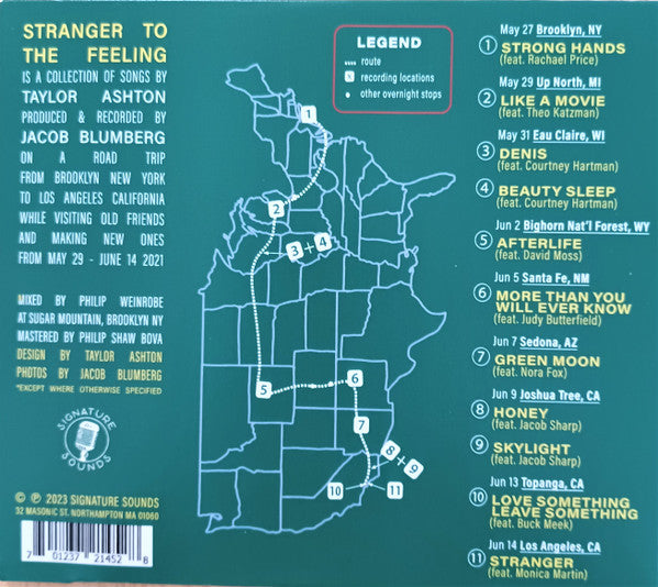 Taylor Ashton : Stranger To The Feeling (CD, Album)