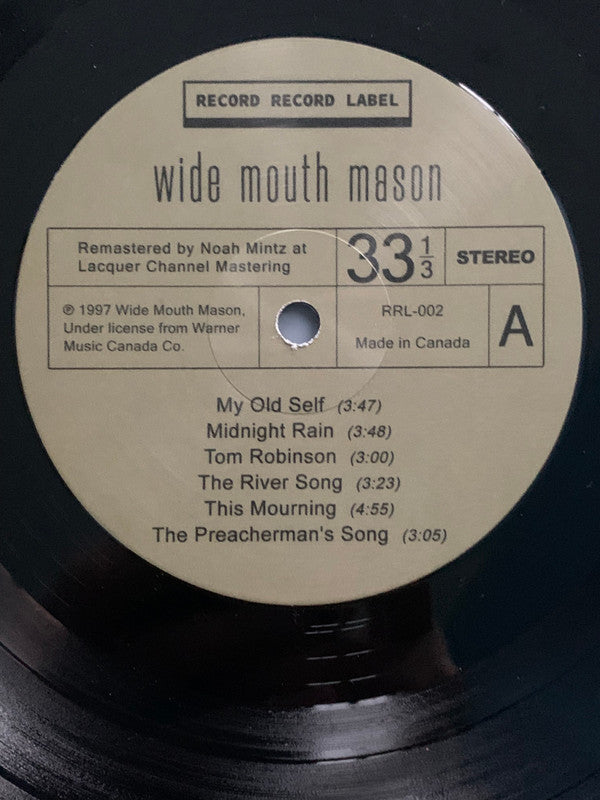 Wide Mouth Mason : Wide Mouth Mason (LP, Ltd)
