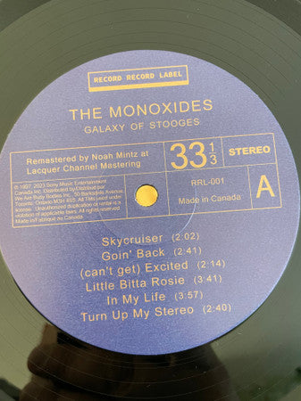 The Monoxides : Galaxy Of Stooges (LP, Ltd, RM)
