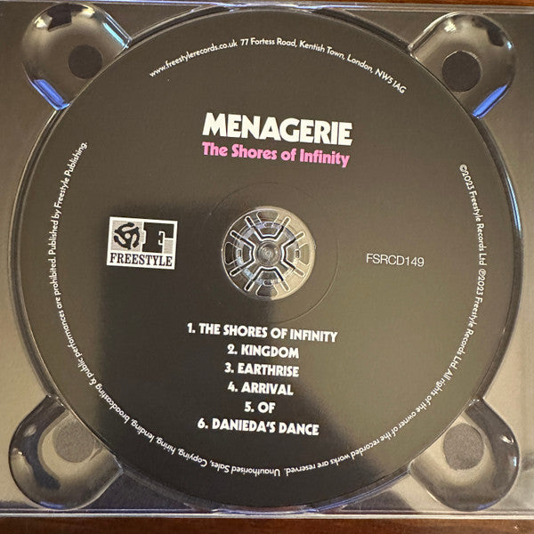 Menagerie : The Shores Of Infinity (CD, Album)
