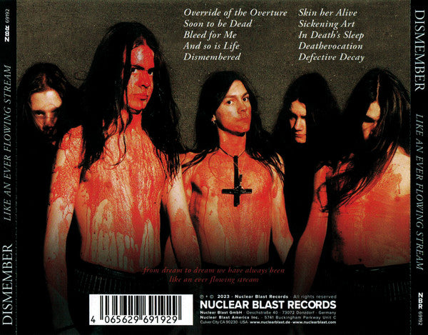 Dismember : Like An Ever Flowing Stream (CD, Album, RE)