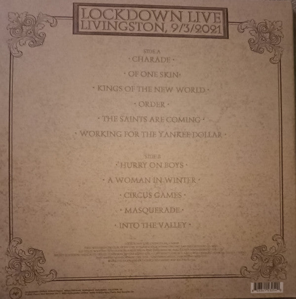 Skids : Lockdown Live Livingston, 9/3/2021 (LP, Whi)