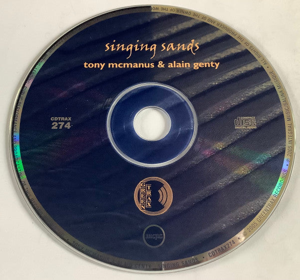 Tony McManus & Alain Genty : Singing Sands (CD, Album)