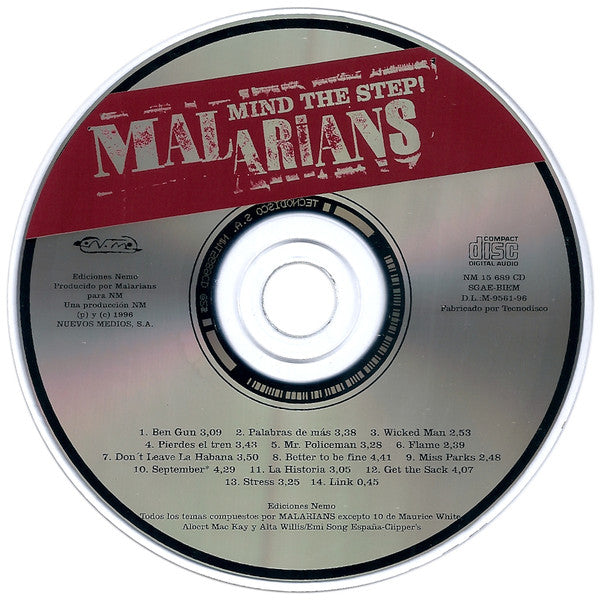 Malarians : Mind The Step! (CD, Album)