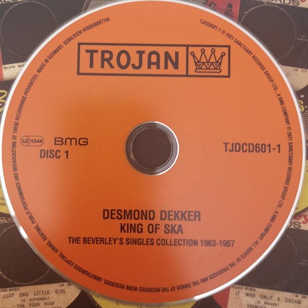 Desmond Dekker : King Of Ska (The Beverley's Records · Ska Singles Collection 1963-1967) (2xCD, Comp)