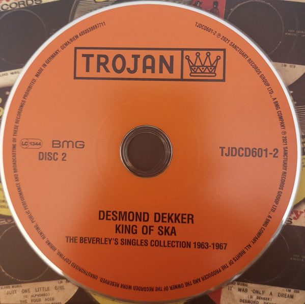 Desmond Dekker : King Of Ska (The Beverley's Records · Ska Singles Collection 1963-1967) (2xCD, Comp)