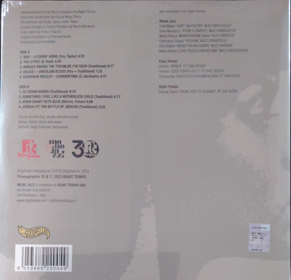 Shirley Bunnie Foy : The Gypsy Way-O  (LP, Album, RE)